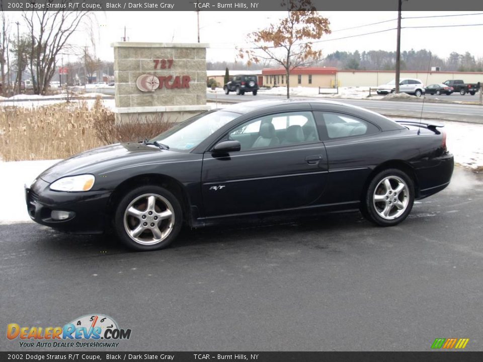 2002 Dodge Stratus R/T Coupe Black / Dark Slate Gray Photo #1