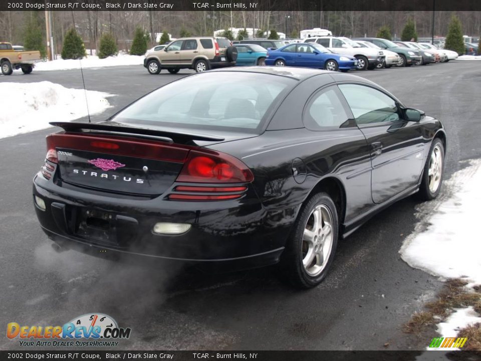 2002 Dodge Stratus R/T Coupe Black / Dark Slate Gray Photo #4