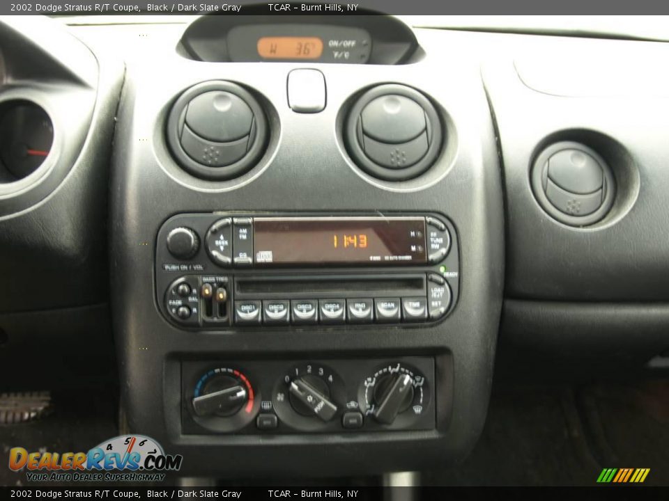 2002 Dodge Stratus R/T Coupe Black / Dark Slate Gray Photo #9