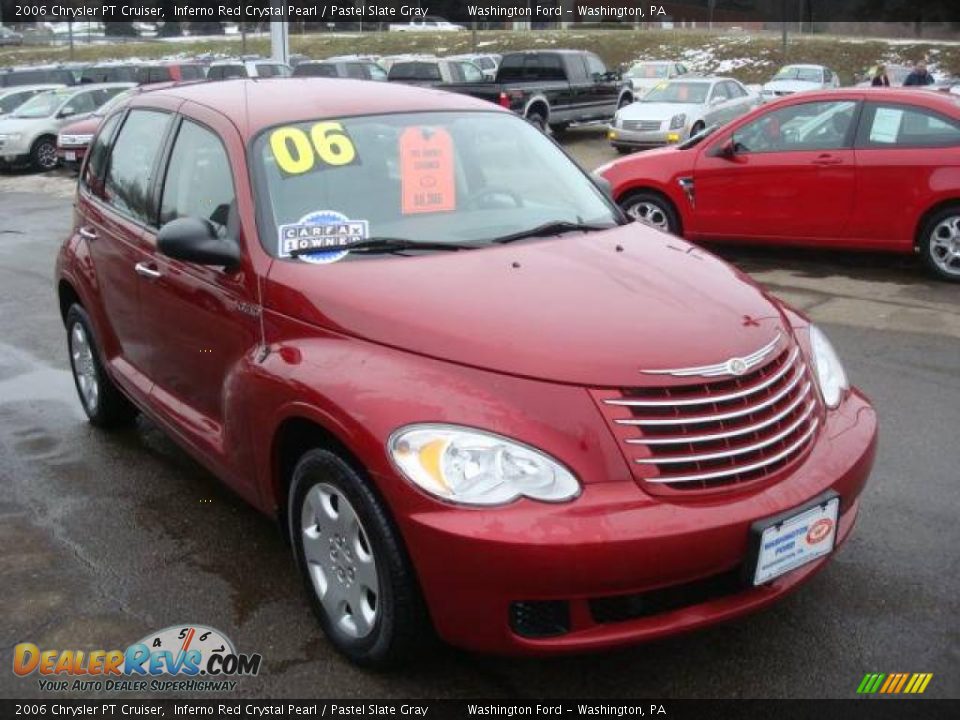 2006 Chrysler PT Cruiser Inferno Red Crystal Pearl / Pastel Slate Gray Photo #6