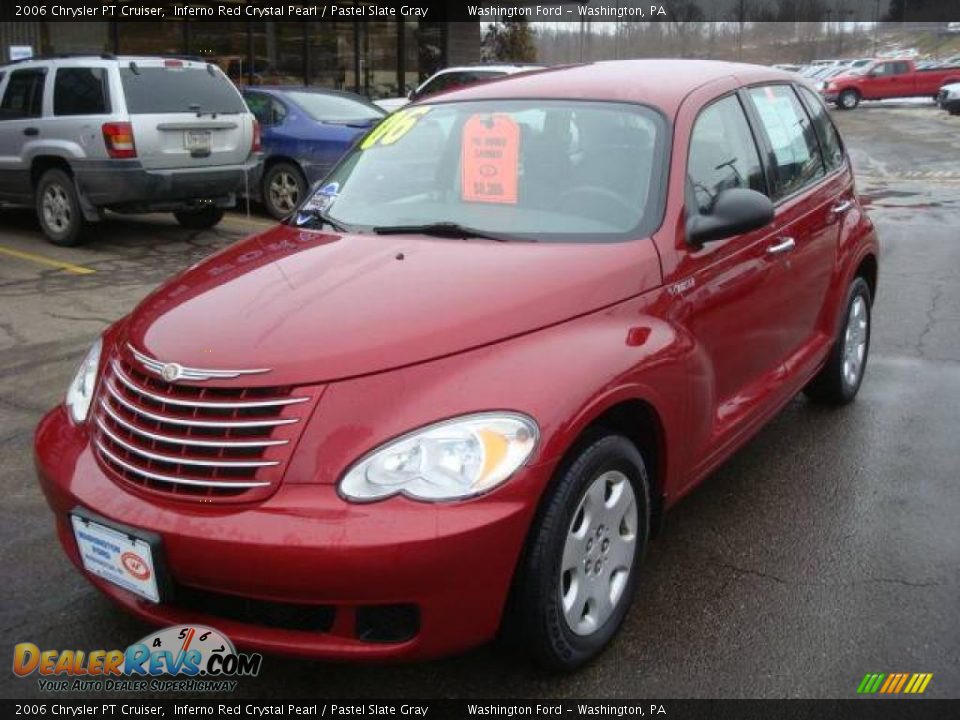 2006 Chrysler PT Cruiser Inferno Red Crystal Pearl / Pastel Slate Gray Photo #11