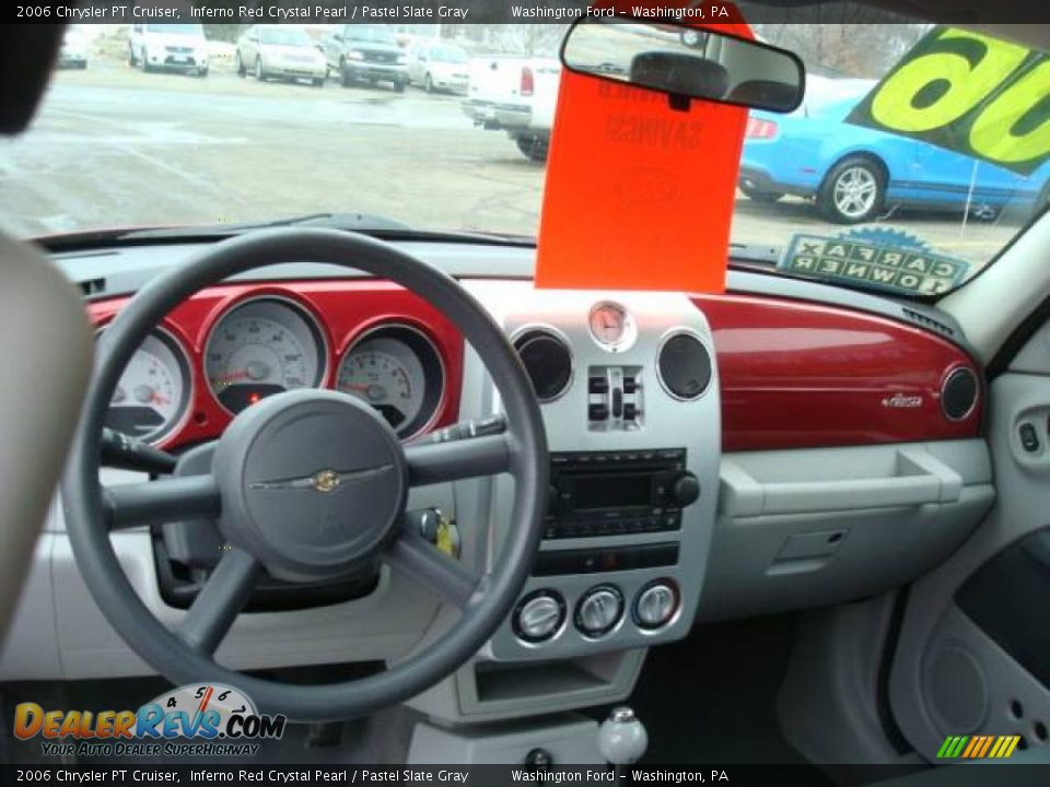 2006 Chrysler PT Cruiser Inferno Red Crystal Pearl / Pastel Slate Gray Photo #12