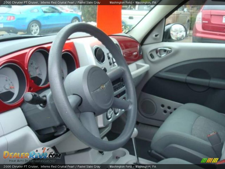 2006 Chrysler PT Cruiser Inferno Red Crystal Pearl / Pastel Slate Gray Photo #15