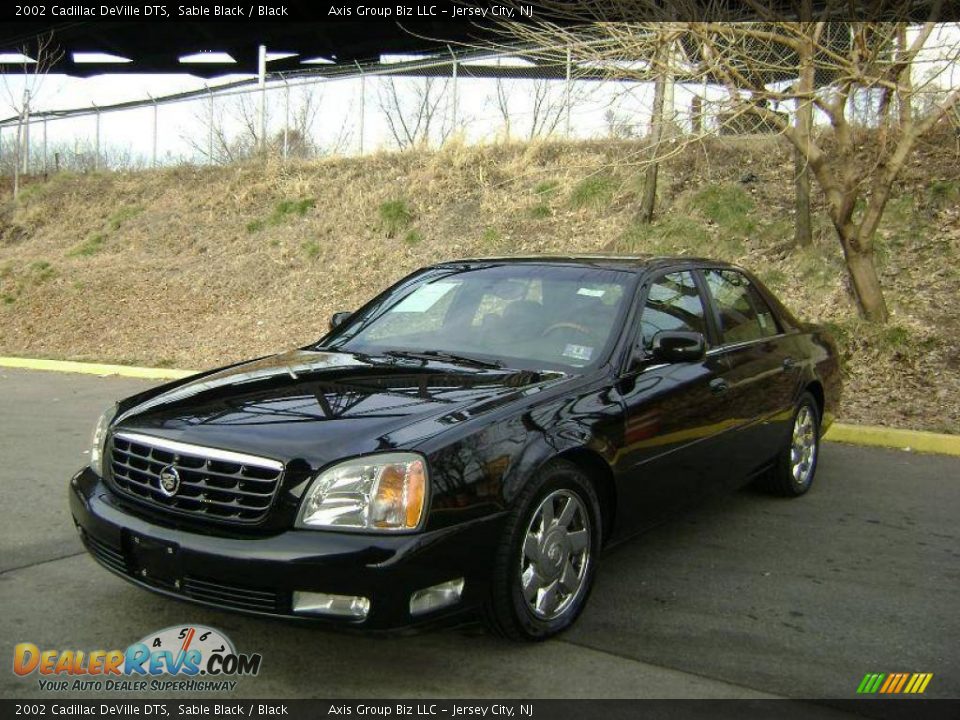 2002 Cadillac DeVille DTS Sable Black / Black Photo #4