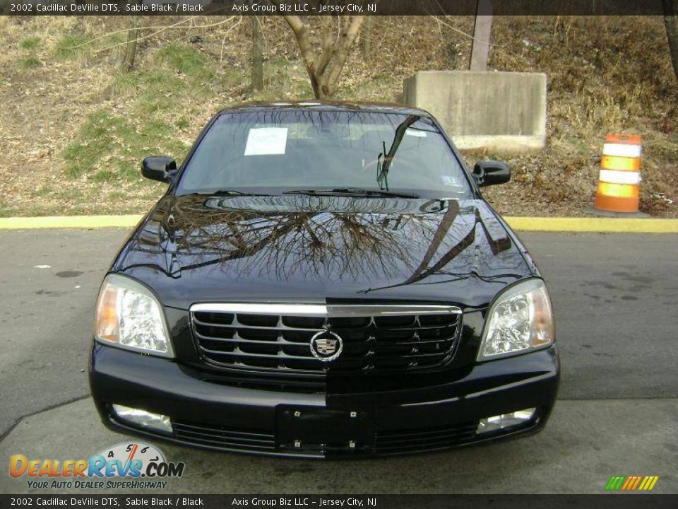 2002 Cadillac DeVille DTS Sable Black / Black Photo #5