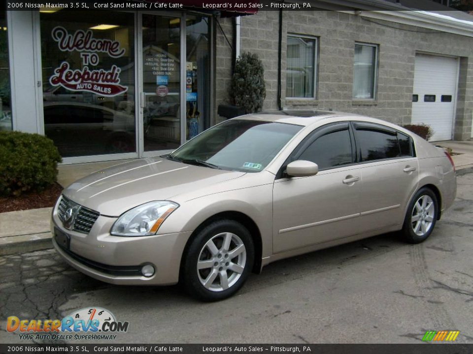 2006 Nissan Maxima 3.5 SL Coral Sand Metallic / Cafe Latte Photo #1