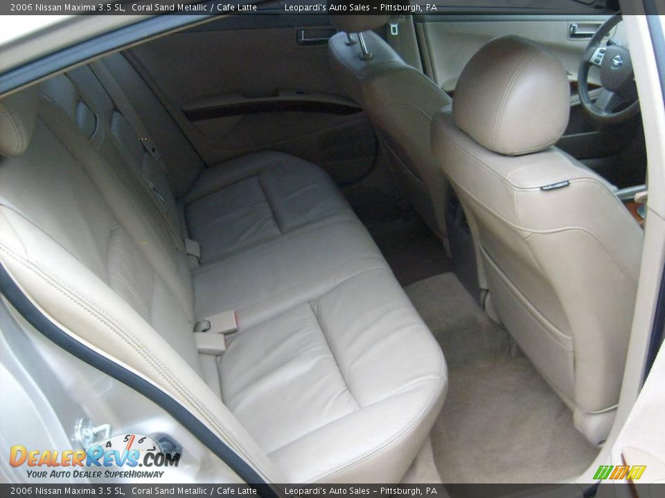 2006 Nissan Maxima 3.5 SL Coral Sand Metallic / Cafe Latte Photo #11