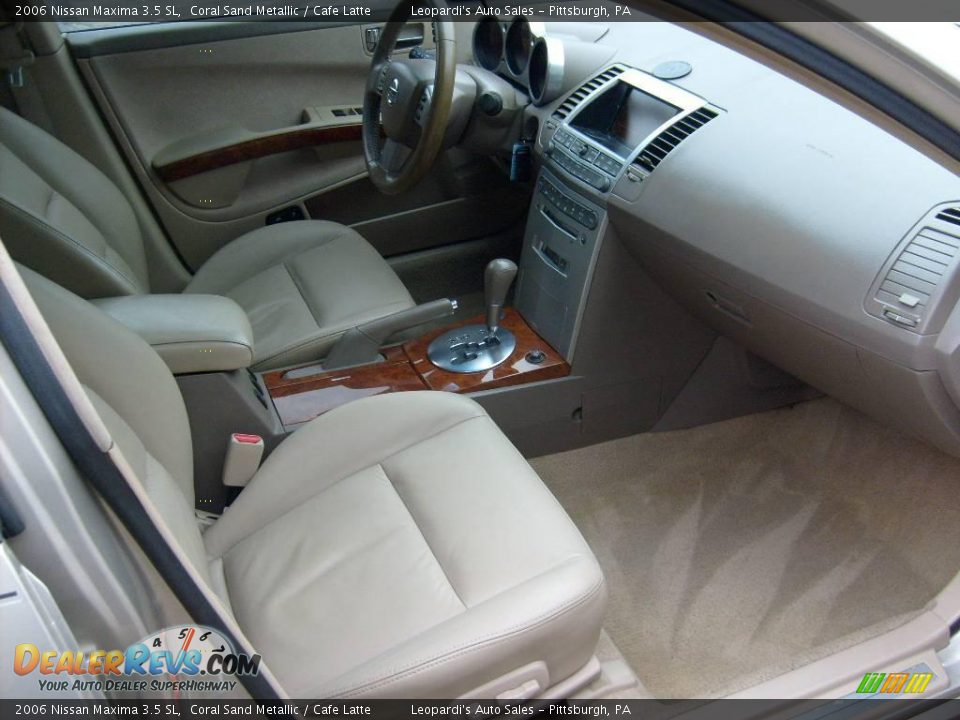 2006 Nissan Maxima 3.5 SL Coral Sand Metallic / Cafe Latte Photo #12
