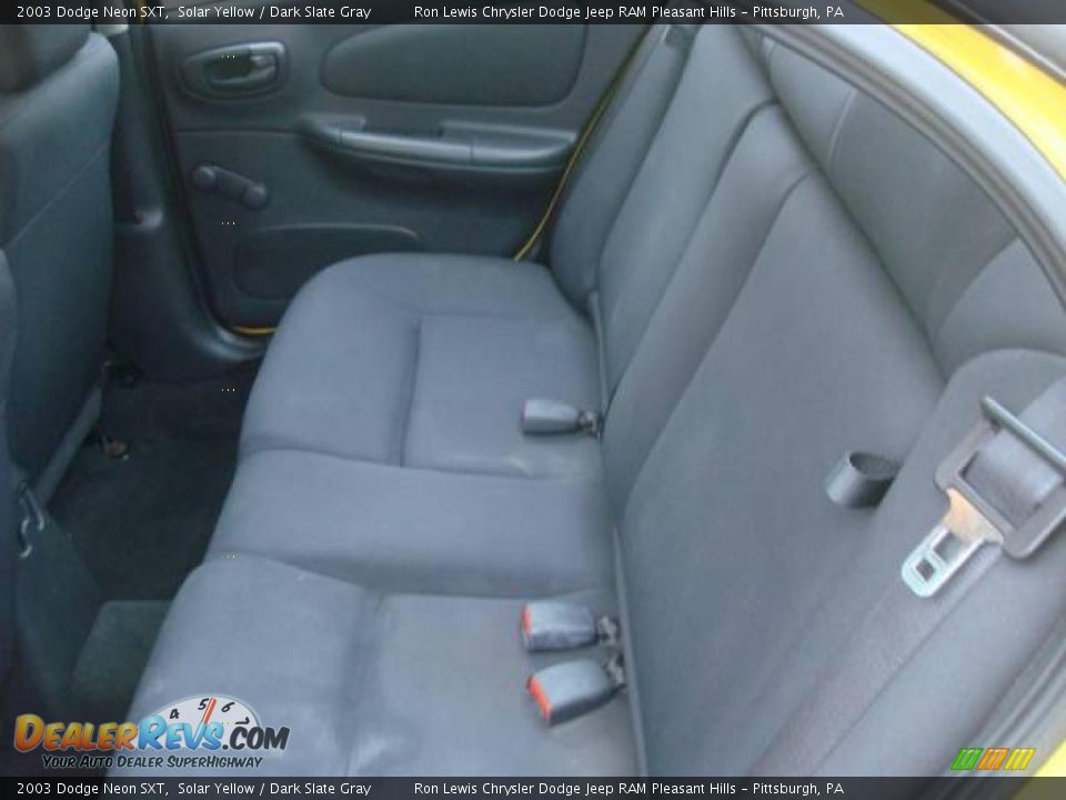 2003 Dodge Neon SXT Solar Yellow / Dark Slate Gray Photo #19