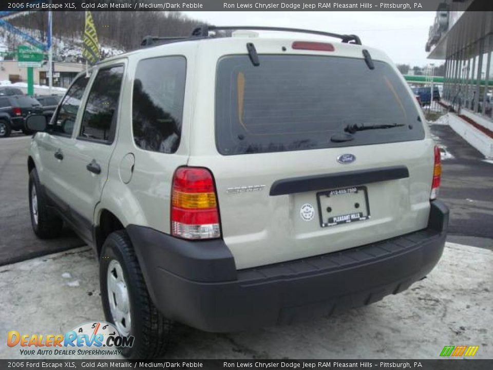 2006 Ford Escape XLS Gold Ash Metallic / Medium/Dark Pebble Photo #2