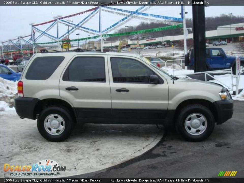 2006 Ford Escape XLS Gold Ash Metallic / Medium/Dark Pebble Photo #5