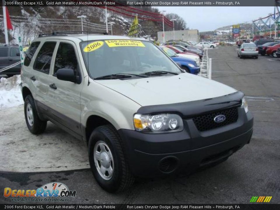 2006 Ford Escape XLS Gold Ash Metallic / Medium/Dark Pebble Photo #6