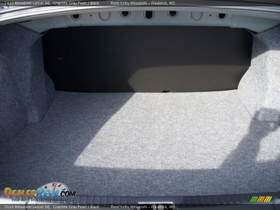 2010 Mitsubishi Lancer DE Graphite Gray Pearl / Black Photo #15