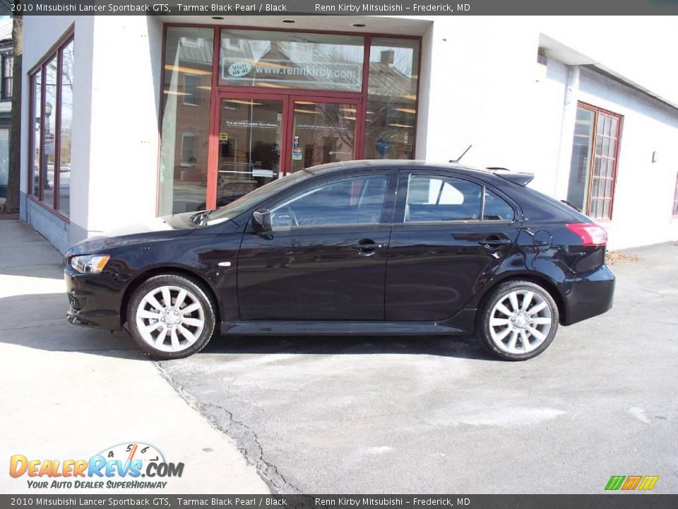 2010 Mitsubishi Lancer Sportback GTS Tarmac Black Pearl / Black Photo #2
