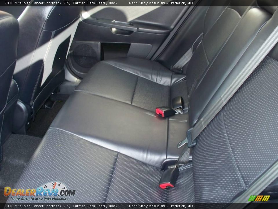 2010 Mitsubishi Lancer Sportback GTS Tarmac Black Pearl / Black Photo #22