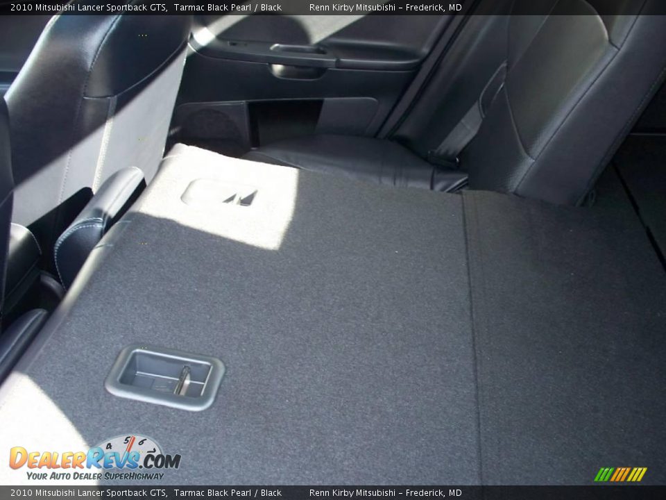 2010 Mitsubishi Lancer Sportback GTS Tarmac Black Pearl / Black Photo #23