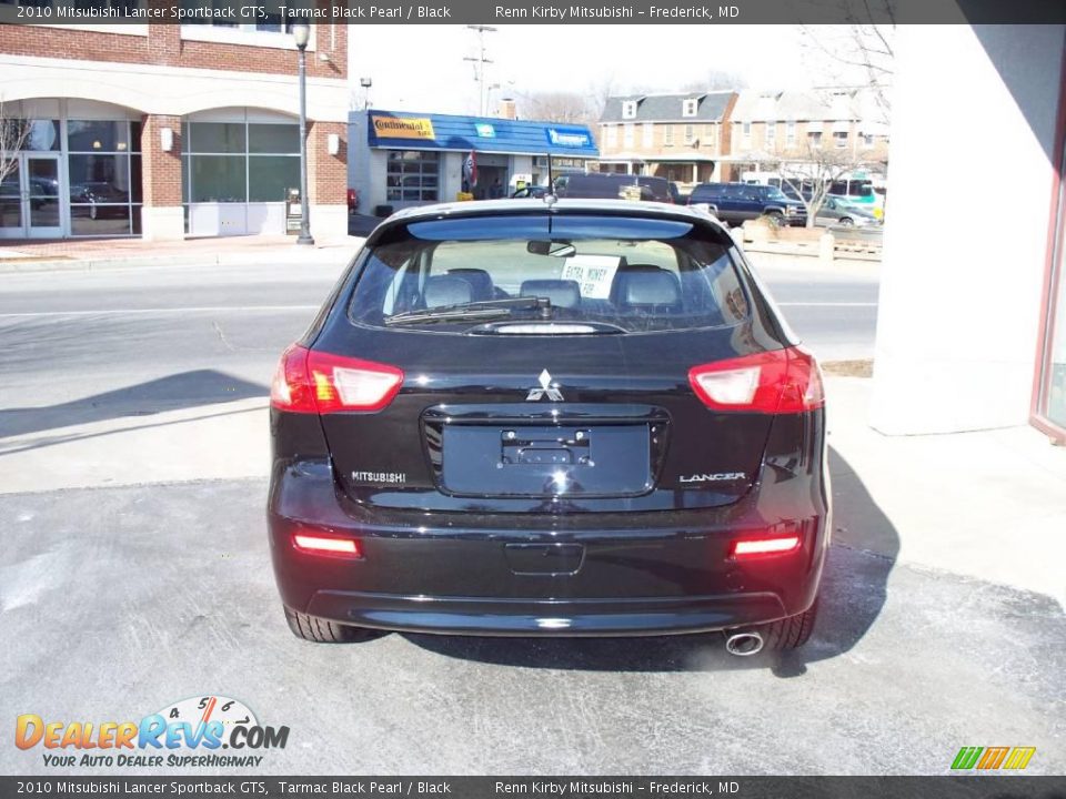 2010 Mitsubishi Lancer Sportback GTS Tarmac Black Pearl / Black Photo #27