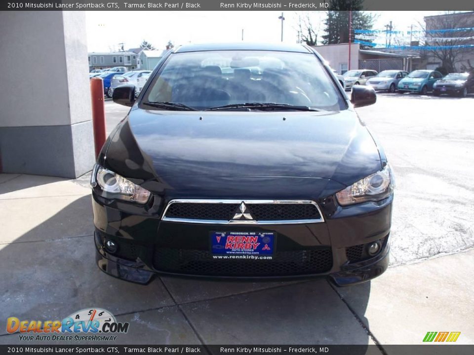 2010 Mitsubishi Lancer Sportback GTS Tarmac Black Pearl / Black Photo #32