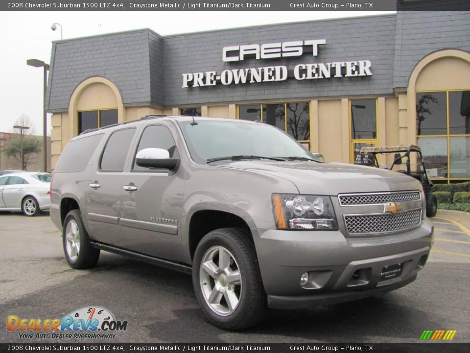 2008 Chevrolet Suburban 1500 LTZ 4x4 Graystone Metallic / Light Titanium/Dark Titanium Photo #1