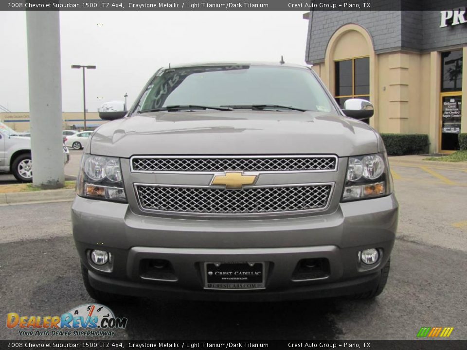 2008 Chevrolet Suburban 1500 LTZ 4x4 Graystone Metallic / Light Titanium/Dark Titanium Photo #2