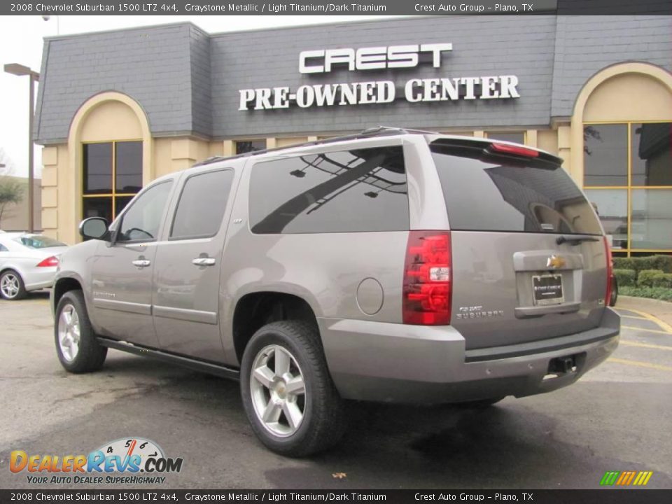 2008 Chevrolet Suburban 1500 LTZ 4x4 Graystone Metallic / Light Titanium/Dark Titanium Photo #5