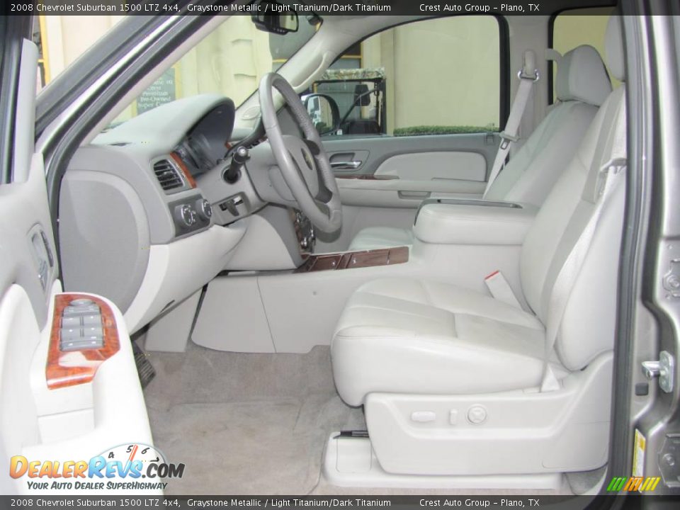 2008 Chevrolet Suburban 1500 LTZ 4x4 Graystone Metallic / Light Titanium/Dark Titanium Photo #8