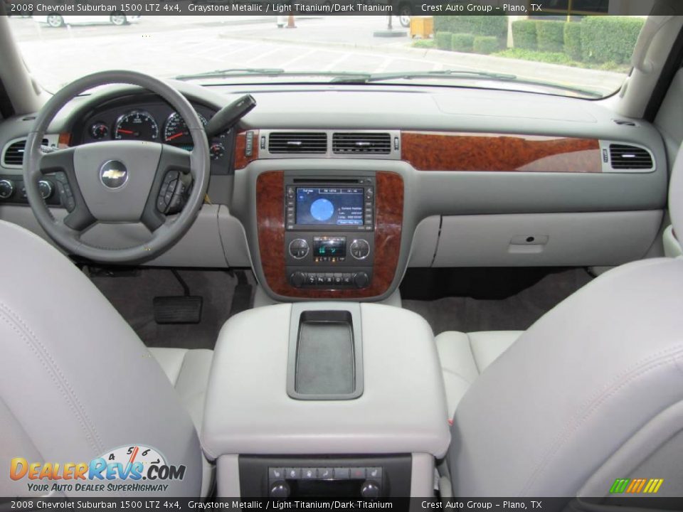 2008 Chevrolet Suburban 1500 LTZ 4x4 Graystone Metallic / Light Titanium/Dark Titanium Photo #12