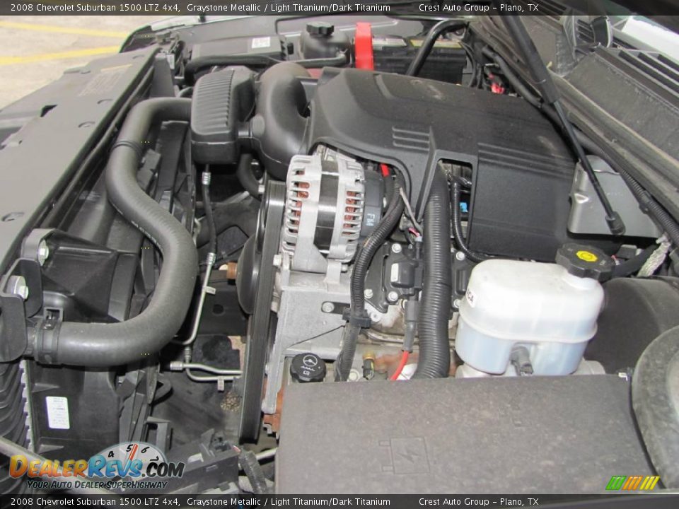 2008 Chevrolet Suburban 1500 LTZ 4x4 Graystone Metallic / Light Titanium/Dark Titanium Photo #17