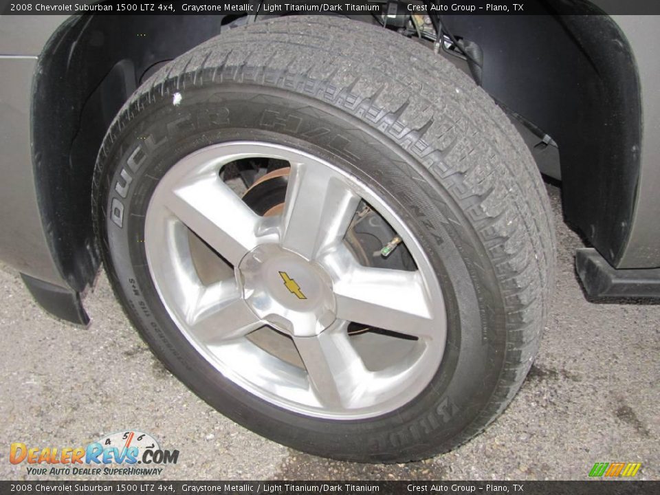 2008 Chevrolet Suburban 1500 LTZ 4x4 Graystone Metallic / Light Titanium/Dark Titanium Photo #19