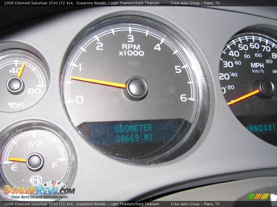 2008 Chevrolet Suburban 1500 LTZ 4x4 Graystone Metallic / Light Titanium/Dark Titanium Photo #20