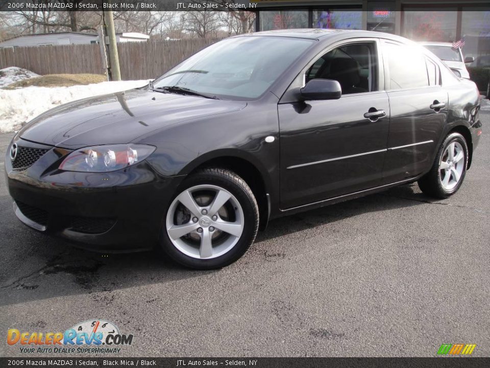2006 Mazda MAZDA3 i Sedan Black Mica / Black Photo #1