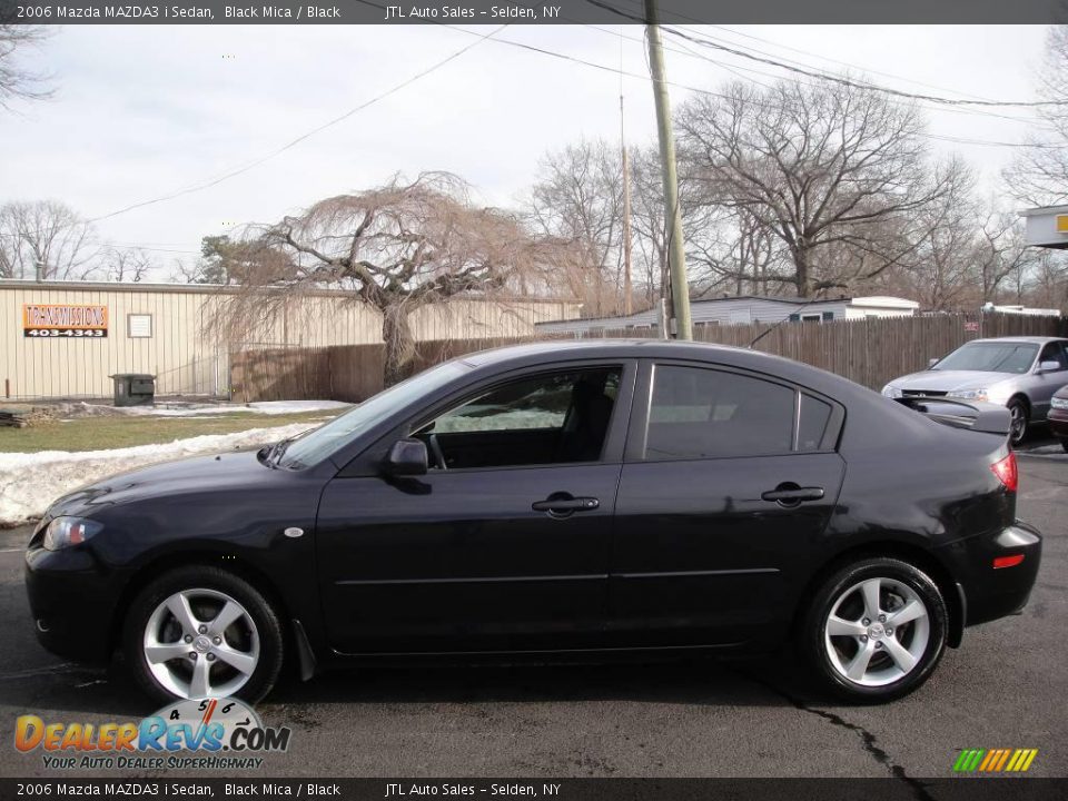2006 Mazda MAZDA3 i Sedan Black Mica / Black Photo #3