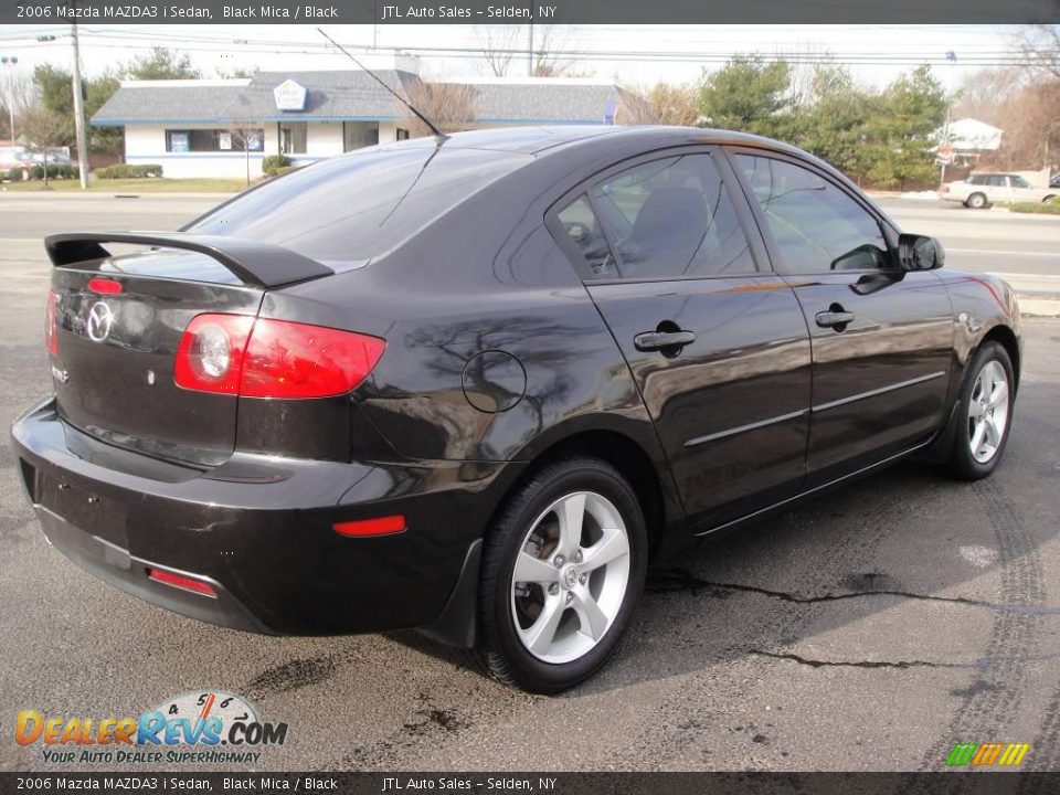 2006 Mazda MAZDA3 i Sedan Black Mica / Black Photo #6