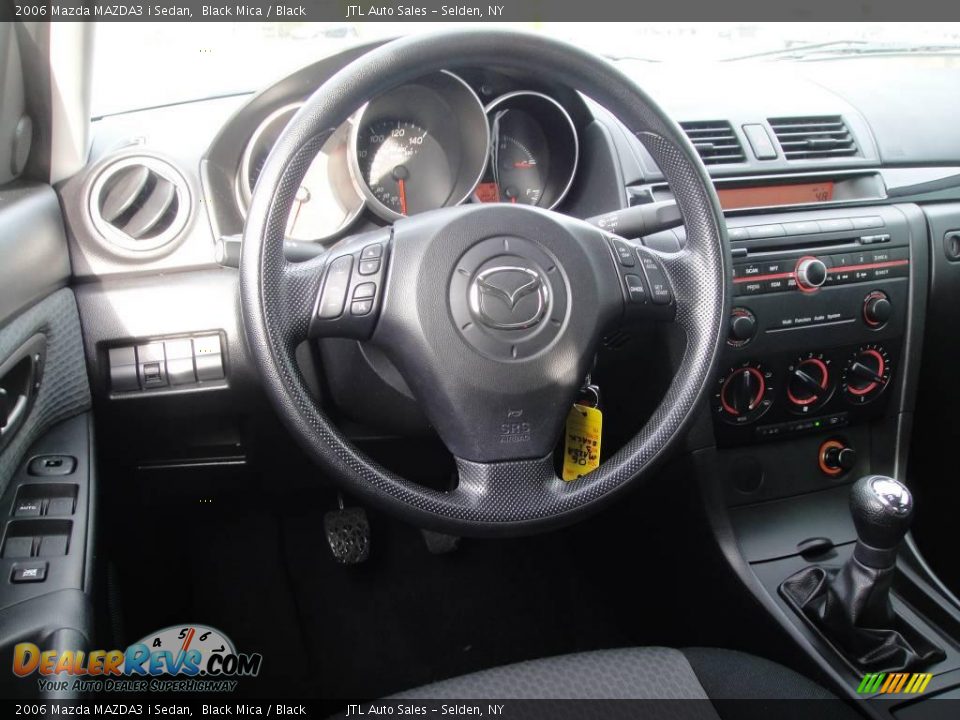 2006 Mazda MAZDA3 i Sedan Black Mica / Black Photo #12