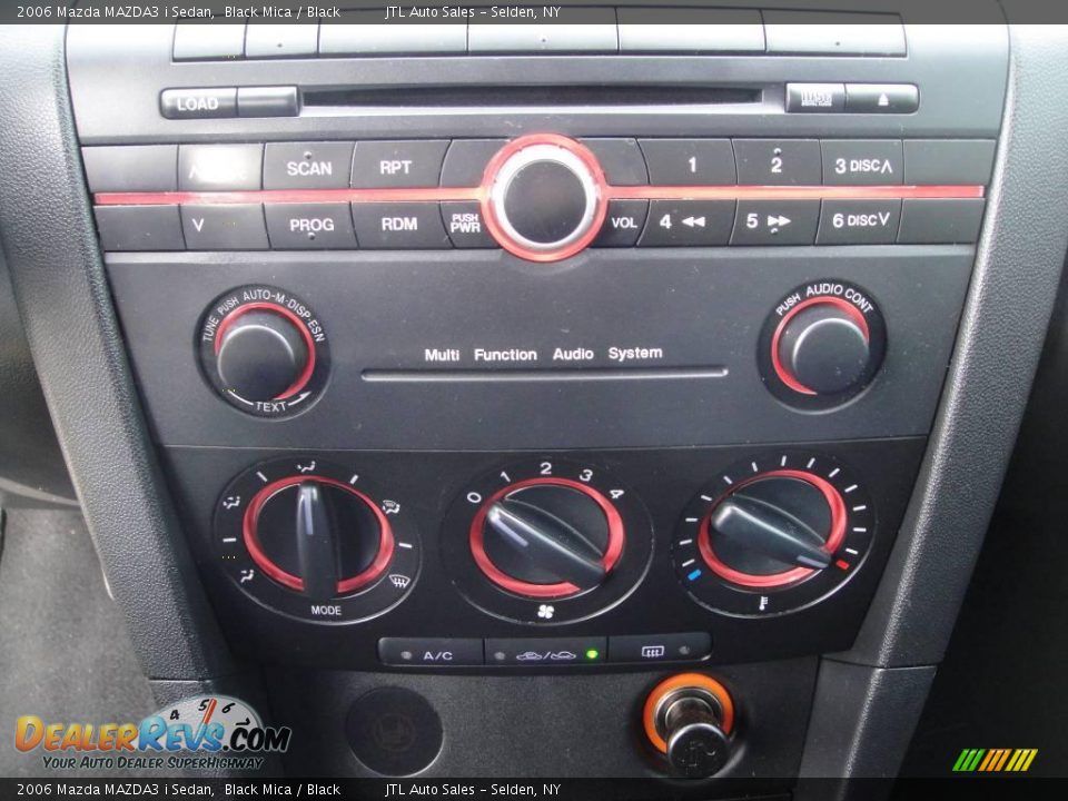 2006 Mazda MAZDA3 i Sedan Black Mica / Black Photo #14