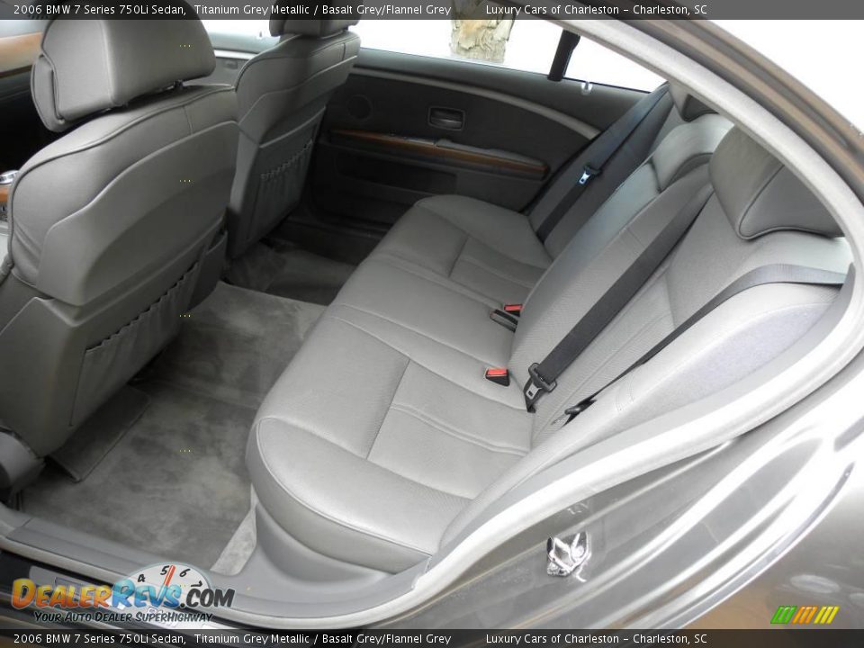 2006 BMW 7 Series 750Li Sedan Titanium Grey Metallic / Basalt Grey/Flannel Grey Photo #7