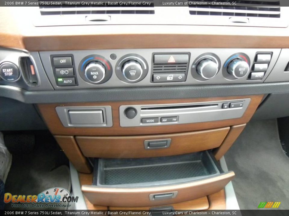 2006 BMW 7 Series 750Li Sedan Titanium Grey Metallic / Basalt Grey/Flannel Grey Photo #19
