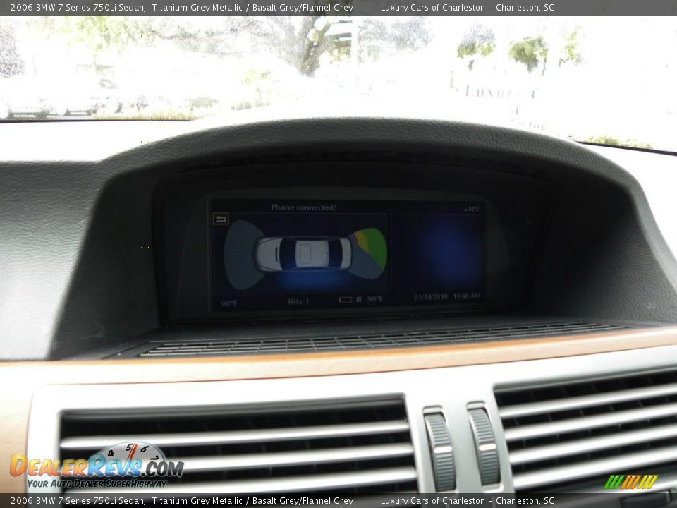 2006 BMW 7 Series 750Li Sedan Titanium Grey Metallic / Basalt Grey/Flannel Grey Photo #20