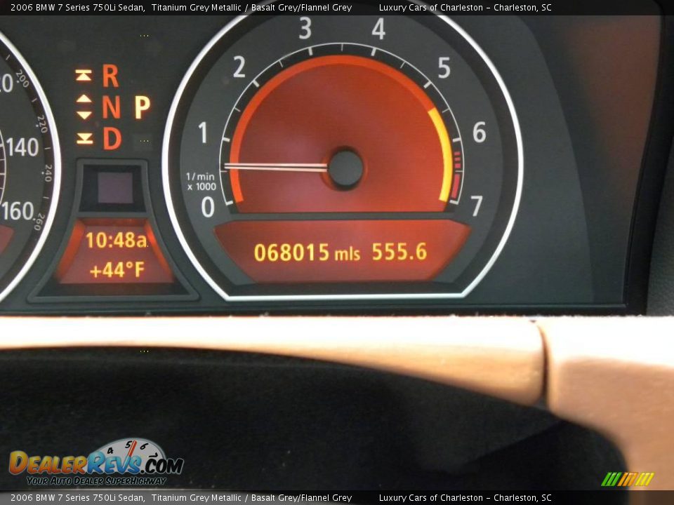 2006 BMW 7 Series 750Li Sedan Titanium Grey Metallic / Basalt Grey/Flannel Grey Photo #21