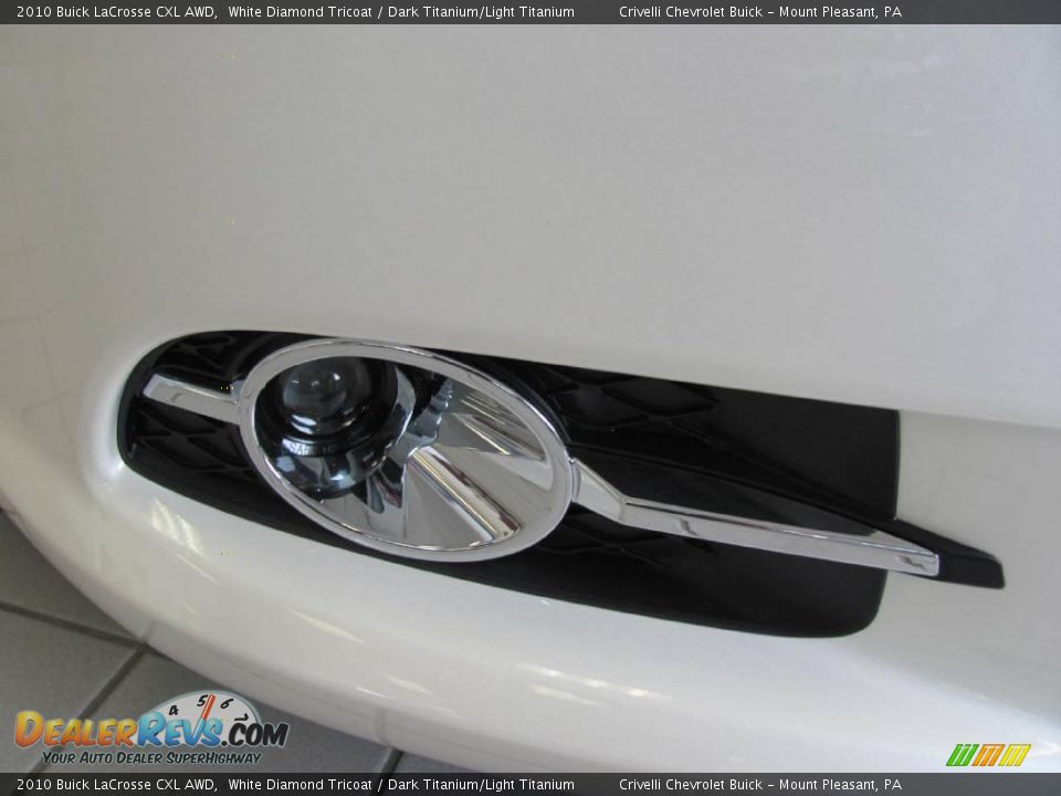 2010 Buick LaCrosse CXL AWD White Diamond Tricoat / Dark Titanium/Light Titanium Photo #14