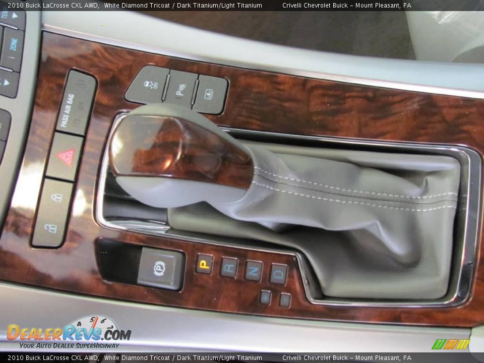 2010 Buick LaCrosse CXL AWD White Diamond Tricoat / Dark Titanium/Light Titanium Photo #36