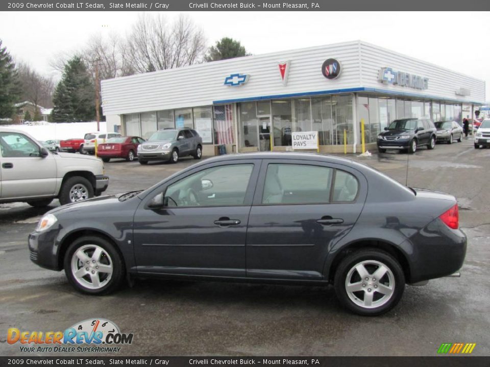 2009 Chevrolet Cobalt LT Sedan Slate Metallic / Gray Photo #2