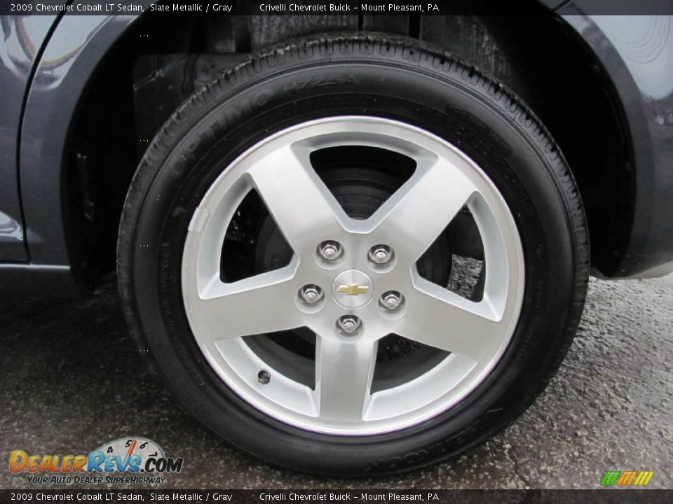 2009 Chevrolet Cobalt LT Sedan Slate Metallic / Gray Photo #3