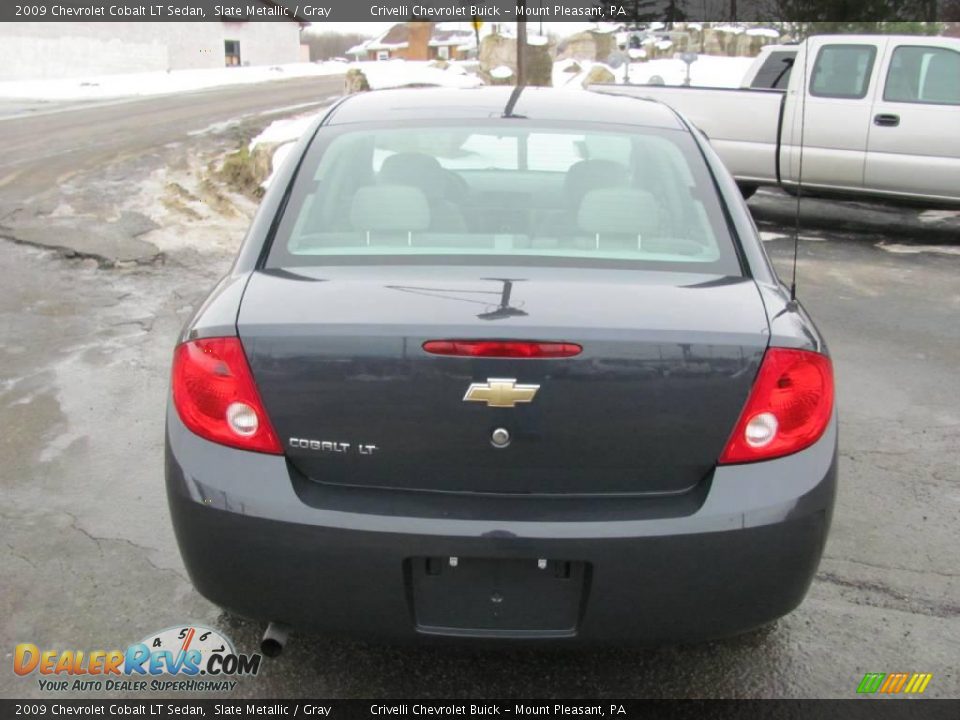 2009 Chevrolet Cobalt LT Sedan Slate Metallic / Gray Photo #4