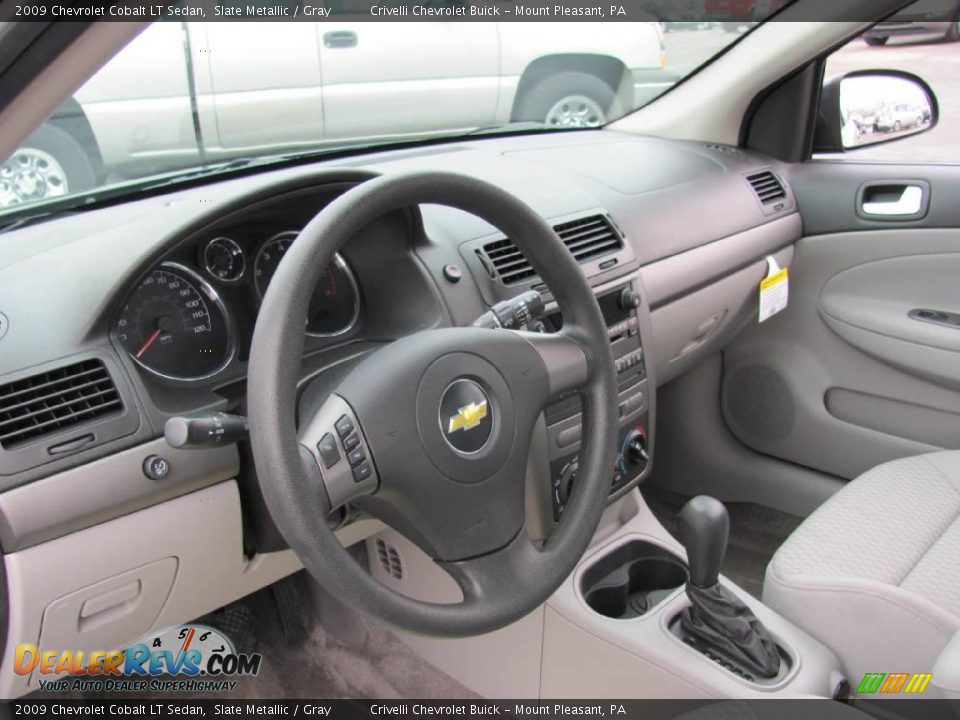2009 Chevrolet Cobalt LT Sedan Slate Metallic / Gray Photo #7