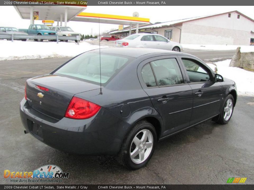 2009 Chevrolet Cobalt LT Sedan Slate Metallic / Gray Photo #12