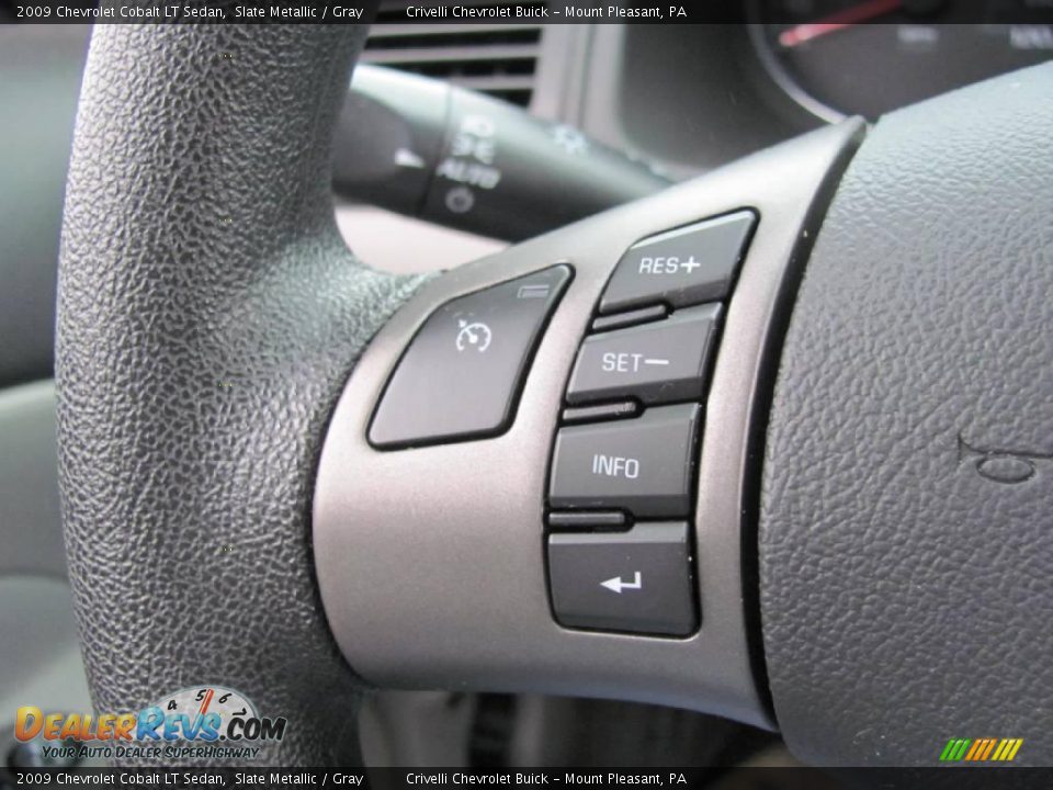 2009 Chevrolet Cobalt LT Sedan Slate Metallic / Gray Photo #19