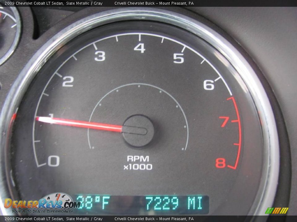 2009 Chevrolet Cobalt LT Sedan Slate Metallic / Gray Photo #30
