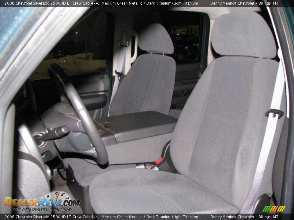 2008 Chevrolet Silverado 2500HD LT Crew Cab 4x4 Medium Green Metallic / Dark Titanium/Light Titanium Photo #9