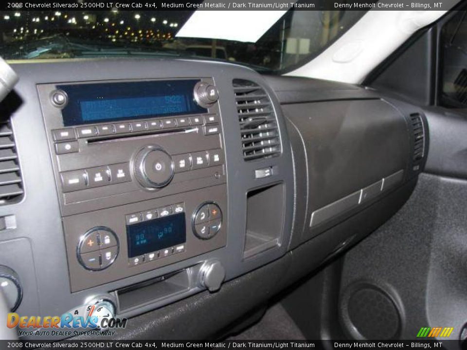 2008 Chevrolet Silverado 2500HD LT Crew Cab 4x4 Medium Green Metallic / Dark Titanium/Light Titanium Photo #11